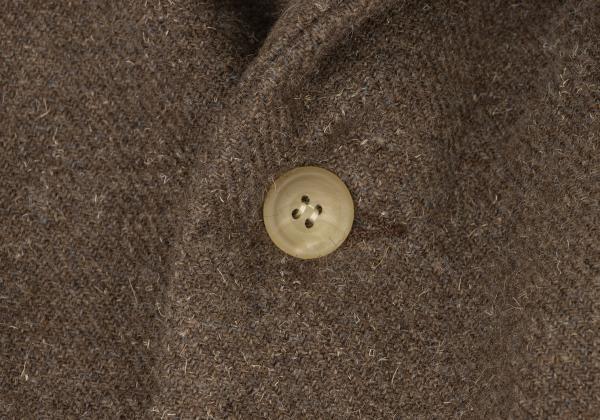 Paul Harnden Wool Tweed Blazer Jacket Brown Size S