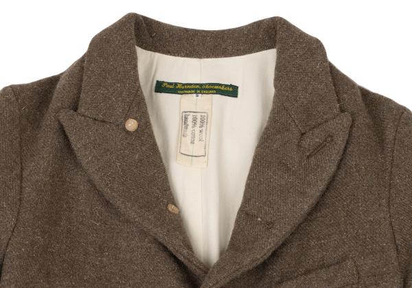 Paul Harnden Wool Tweed Blazer Jacket Brown Size S