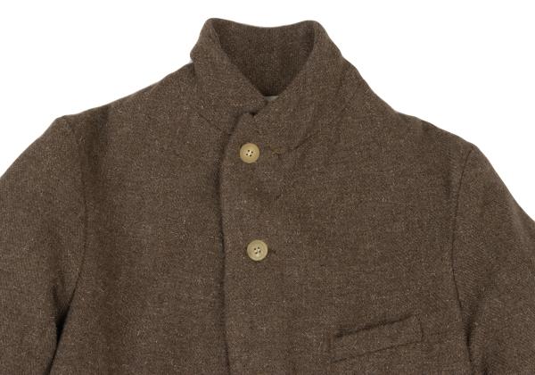 Paul Harnden Wool Tweed Blazer Jacket Brown Size S