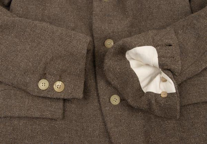 Paul Harnden Wool Tweed Blazer Jacket Brown Size S