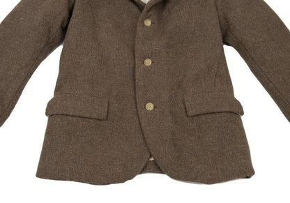 Paul Harnden Wool Tweed Blazer Jacket Brown Size S