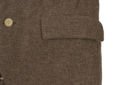 Paul Harnden Wool Tweed Blazer Jacket Brown Size S