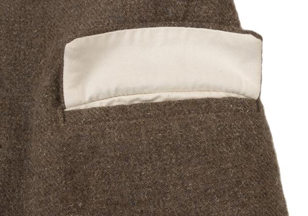 Paul Harnden Wool Tweed Blazer Jacket Brown Size S