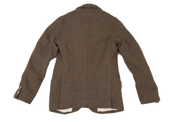 Paul Harnden Wool Tweed Blazer Jacket Brown Size S