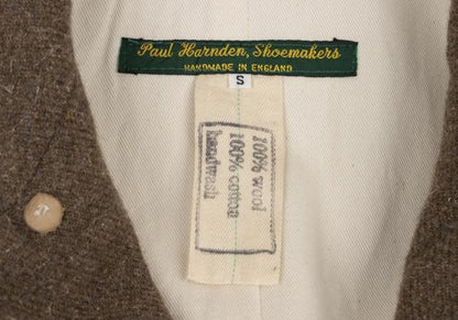 Paul Harnden Wool Tweed Blazer Jacket Brown Size S