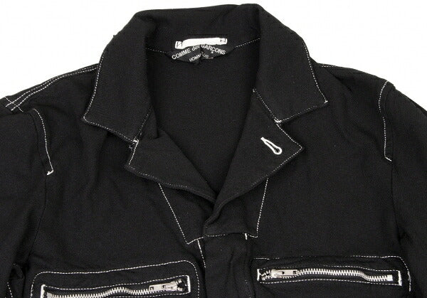 COMME des GARCONS HOMME PLUS Garment Dye Jacket Black Size S