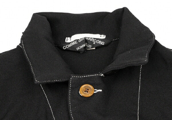 COMME des GARCONS HOMME PLUS Garment Dye Jacket Black Size S