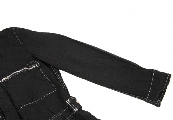 COMME des GARCONS HOMME PLUS Garment Dye Jacket Black Size S