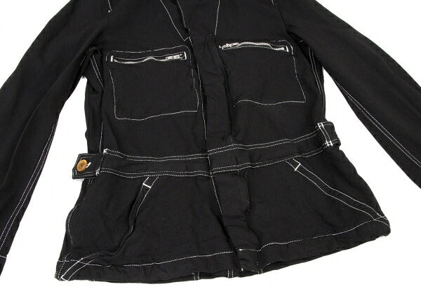 COMME des GARCONS HOMME PLUS Garment Dye Jacket Black Size S