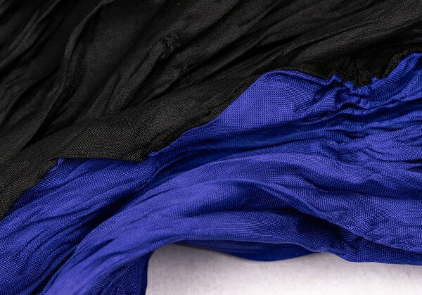 ISSEY MIYAKE Wrinkle Scarf Purple/Black