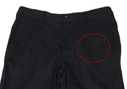 COMME des GARCONS HOMME Puckering Tapered Pants Blue Size M