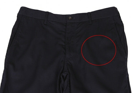 COMME des GARCONS HOMME Puckering Tapered Pants Blue Size M