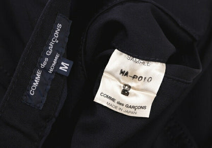 COMME des GARCONS HOMME Puckering Tapered Pants Blue Size M