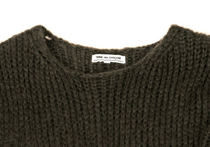 COMME des GARCONS Mohair Blend Long Sweater Khaki Size M