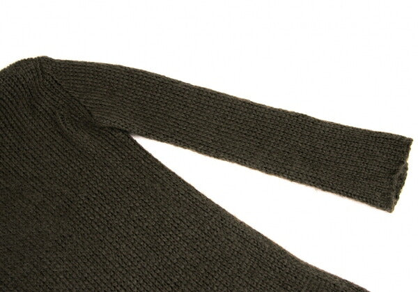 COMME des GARCONS Mohair Blend Long Sweater Khaki Size M