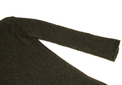 COMME des GARCONS Mohair Blend Long Sweater Khaki Size M