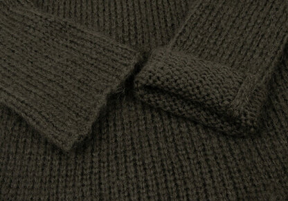 COMME des GARCONS Mohair Blend Long Sweater Khaki Size M