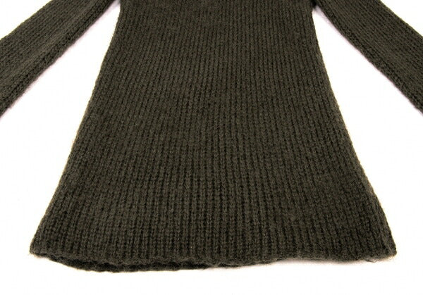 COMME des GARCONS Mohair Blend Long Sweater Khaki Size M