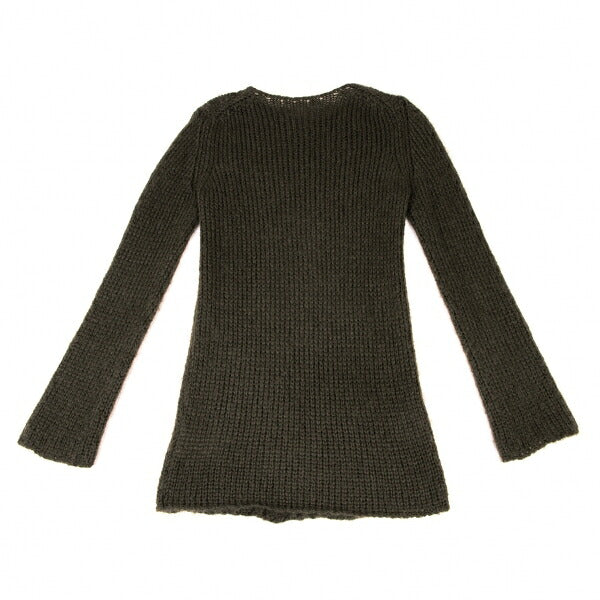 COMME des GARCONS Mohair Blend Long Sweater Khaki Size M