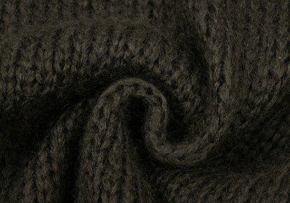 COMME des GARCONS Mohair Blend Long Sweater Khaki Size M