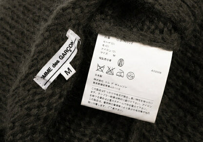 COMME des GARCONS Mohair Blend Long Sweater Khaki Size M