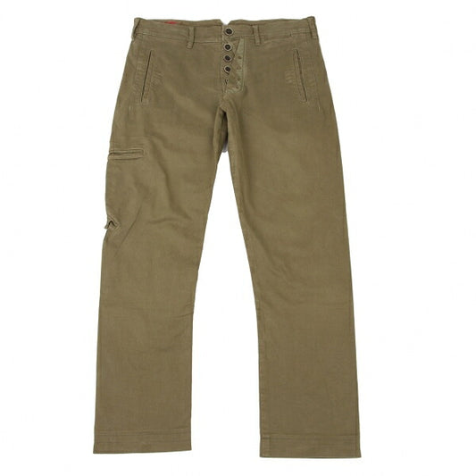 MARITHE + FRANCOIS GIRBAUD Cotton Stretch Pants Olive Size M
