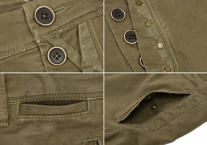 MARITHE + FRANCOIS GIRBAUD Cotton Stretch Pants Olive Size M
