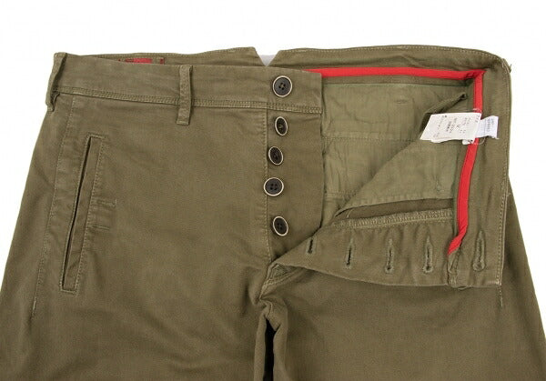 MARITHE + FRANCOIS GIRBAUD Cotton Stretch Pants Olive Size M