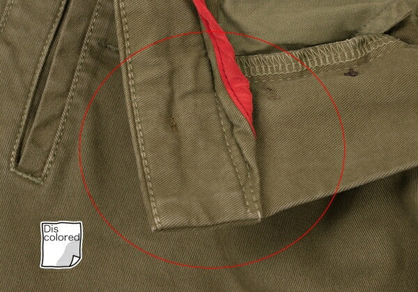 MARITHE + FRANCOIS GIRBAUD Cotton Stretch Pants Olive Size M