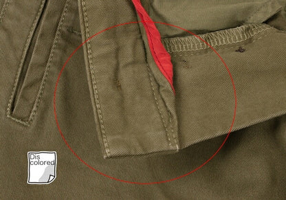 MARITHE + FRANCOIS GIRBAUD Cotton Stretch Pants Olive Size M