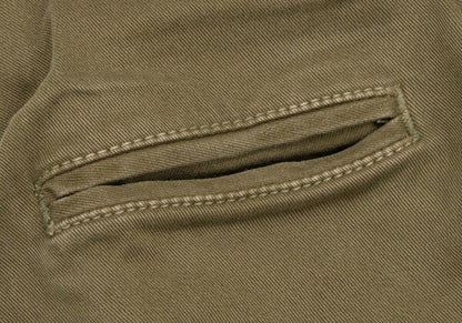 MARITHE + FRANCOIS GIRBAUD Cotton Stretch Pants Olive Size M