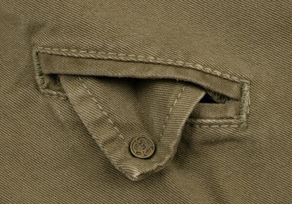 MARITHE + FRANCOIS GIRBAUD Cotton Stretch Pants Olive Size M