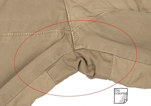 MARITHE + FRANCOIS GIRBAUD Chain Trim Pants Beige Size M