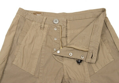 MARITHE + FRANCOIS GIRBAUD Chain Trim Pants Beige Size M