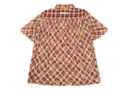 JPG by GAULTIER Botanical Print Short Button-Up Red Size 40