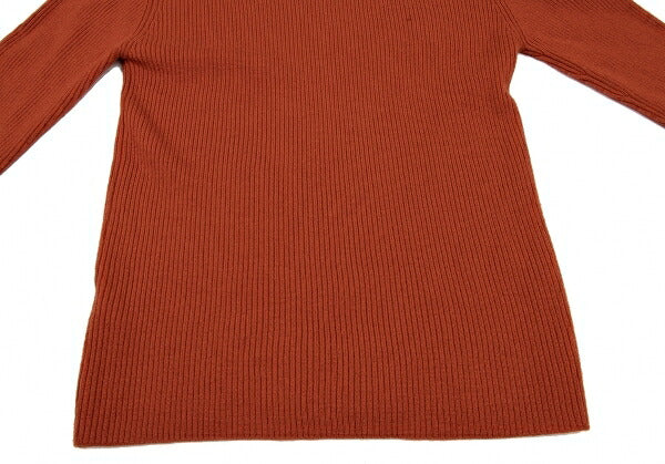 Jean Paul GAULTIER HOMME Logo Rib Sweater Orange Size 48
