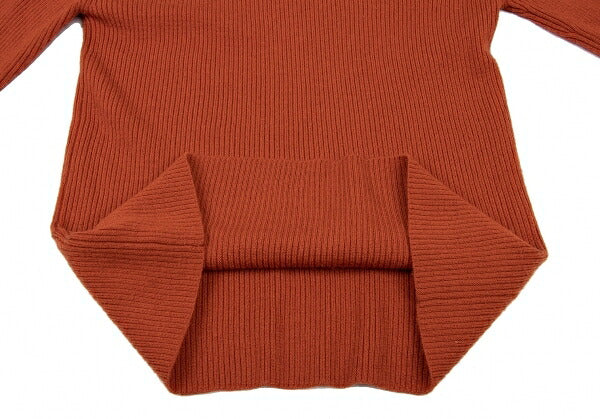 Jean Paul GAULTIER HOMME Logo Rib Sweater Orange Size 48