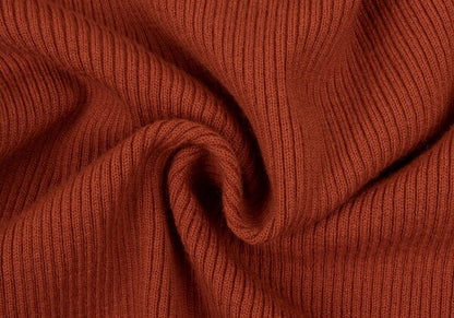 Jean Paul GAULTIER HOMME Logo Rib Sweater Orange Size 48