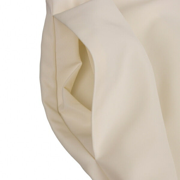 JIL SANDER NAVY Front Lace-Up Polyester Skirt White Size 36