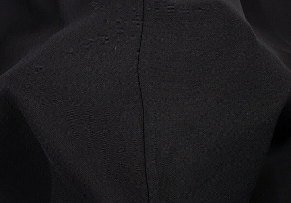 JIL SANDER NAVY Rayon Silk Waist Cord Skirt Black Size 44