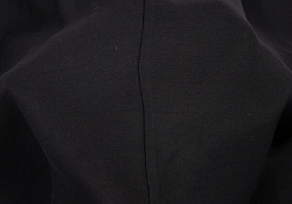 JIL SANDER NAVY Rayon Silk Waist Cord Skirt Black Size 44