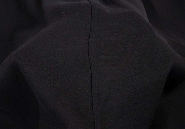 JIL SANDER NAVY Rayon Silk Waist Cord Skirt Black Size 38