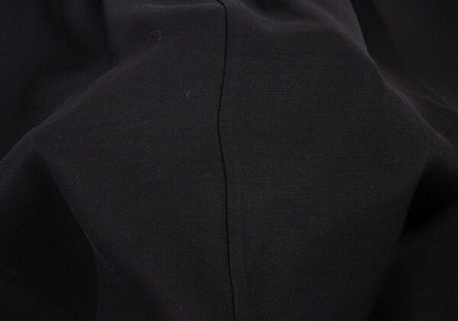 JIL SANDER NAVY Rayon Silk Waist Cord Skirt Black Size 38