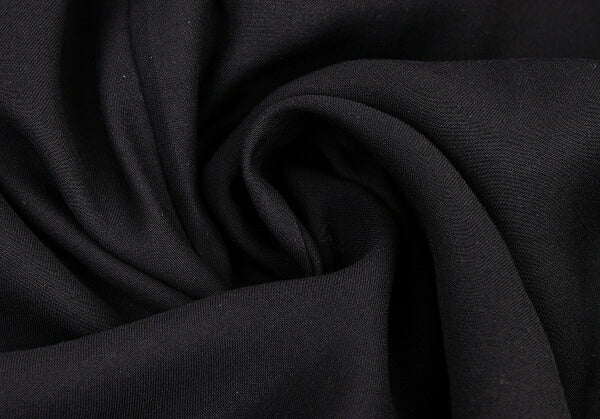 JIL SANDER NAVY Rayon Silk Waist Cord Skirt Black Size 38
