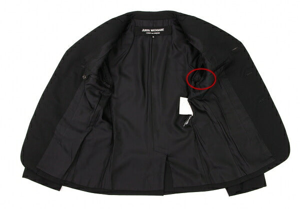JUNYA WATANABE COMME des GARCONS Wool Jacket Black Size SS