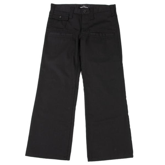 tricot COMME des GARCONS Black Wool Flap Pocket Pants Size S