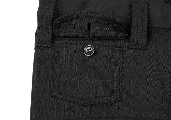tricot COMME des GARCONS Black Wool Flap Pocket Pants Size S