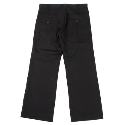 tricot COMME des GARCONS Black Wool Flap Pocket Pants Size S