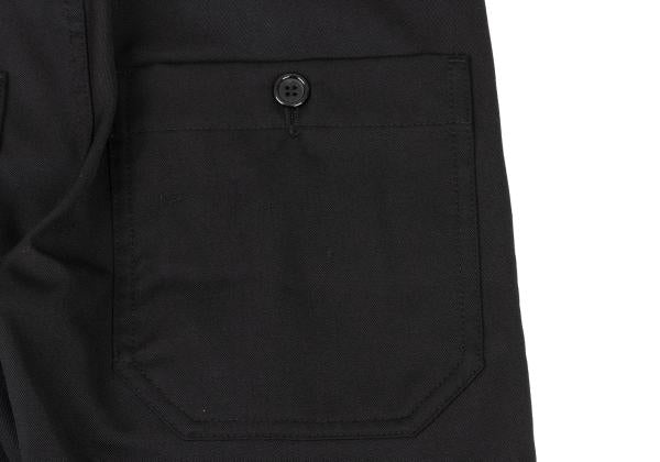 tricot COMME des GARCONS Black Wool Flap Pocket Pants Size S