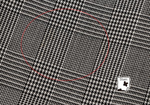 COMME des GARCONS Wool Check Tuck Pants Black Size S